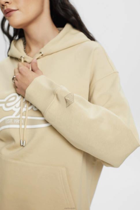 Sweatshirts & Hoodies Beige Women Esprit Logo print hoodie V48Z169