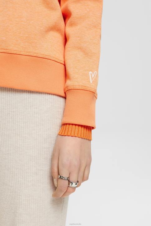 Sweatshirts & Hoodies Golden Orange Women Esprit Hoodie with heart V48Z353