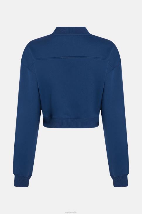 Sweatshirts & Hoodies Ink Women Esprit Cropped varsity patch sweatshirt V48Z419