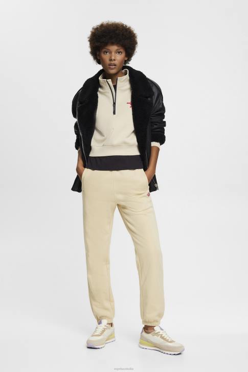 Sweatshirts & Hoodies Light Taupe Women Esprit Half-zip sweatshirt V48Z160