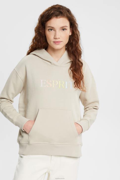Sweatshirts & Hoodies Light Taupe Women Esprit Hoodie with kangaroo pocket V48Z350