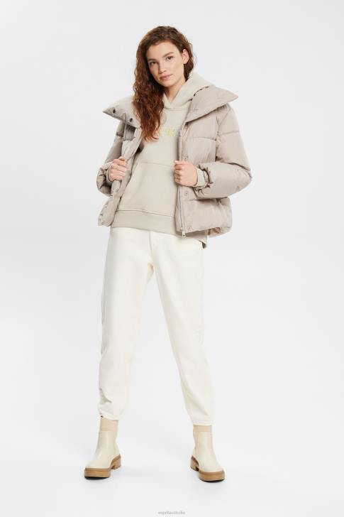 Sweatshirts & Hoodies Light Taupe Women Esprit Hoodie with kangaroo pocket V48Z350