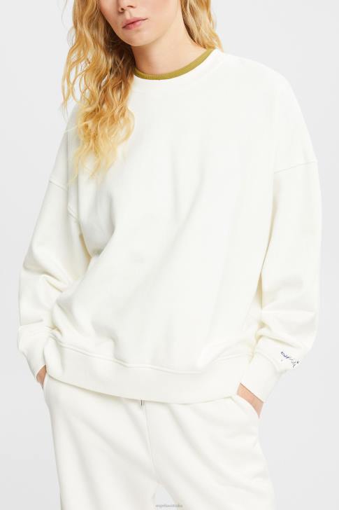 Sweatshirts & Hoodies Off White Women Esprit Relaxed Fit Sweatshirt V48Z523