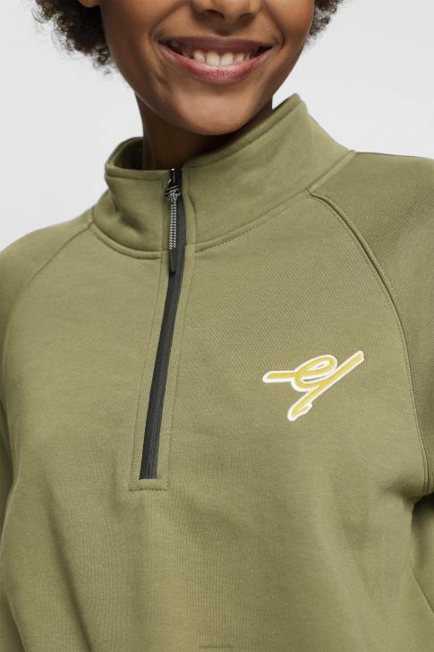 Sweatshirts & Hoodies Olive Women Esprit Half-zip sweatshirt V48Z161