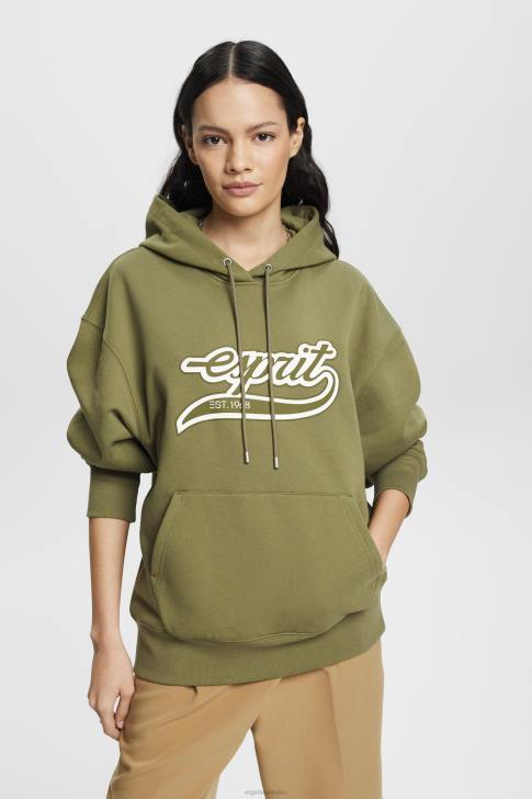 Sweatshirts & Hoodies Olive Women Esprit Logo print hoodie V48Z170