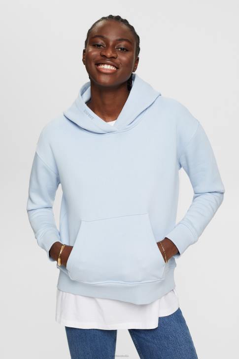 Sweatshirts & Hoodies Pastel Blue Women Esprit Hoodie with kangaroo pocket V48Z351