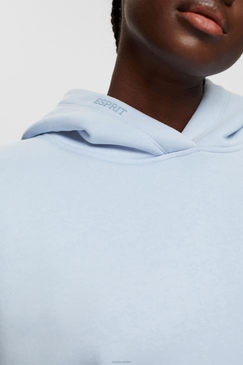 Sweatshirts & Hoodies Pastel Blue Women Esprit Hoodie with kangaroo pocket V48Z351
