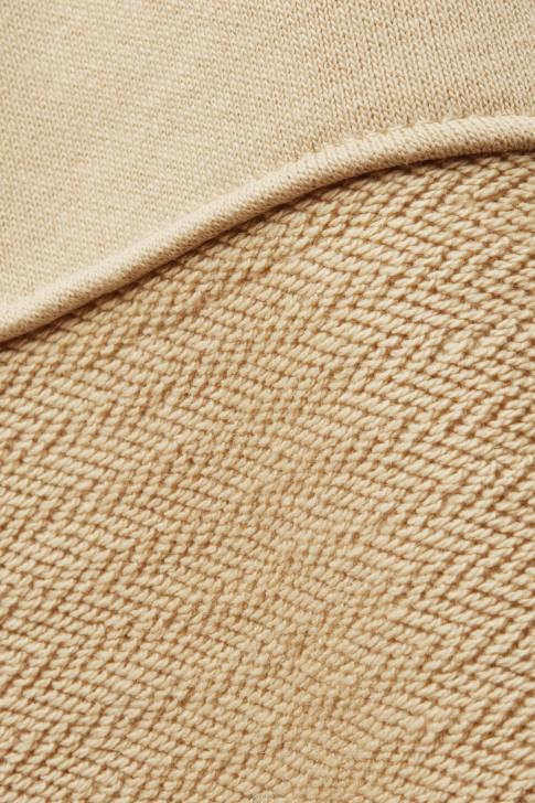 Sweatshirts & Hoodies Sand Women Esprit Cropped patchwork hoodie V48Z289