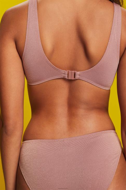 Swim Cinnamon Women Esprit Recycled: sparkly soft bikini top V48Z84