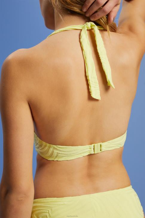 Swim Lime Yellow Women Esprit Beach Tops Wireless V48Z47