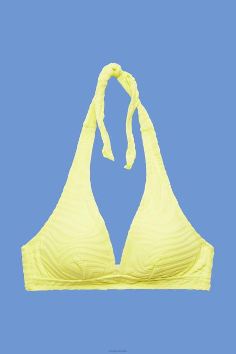Swim Lime Yellow Women Esprit Beach Tops Wireless V48Z47