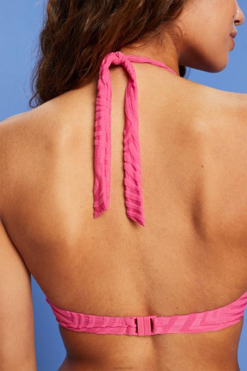 Swim Pink Fuchsia Women Esprit Beach Tops Wireless V48Z46