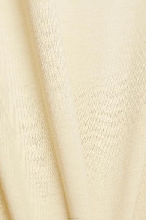 T-Shirts Beige Women Esprit Cotton T-shirt with printed logo V48Z143