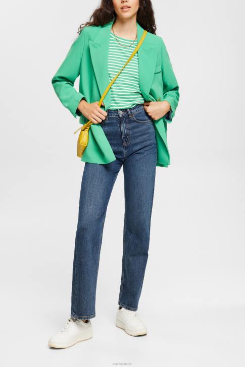 T-Shirts Green Women Esprit Striped T-shirt V48Z373