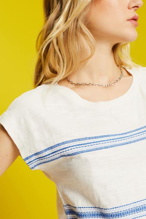 T-Shirts Ice Women Esprit Embroidered t-shirt, 100% cotton V48Z97