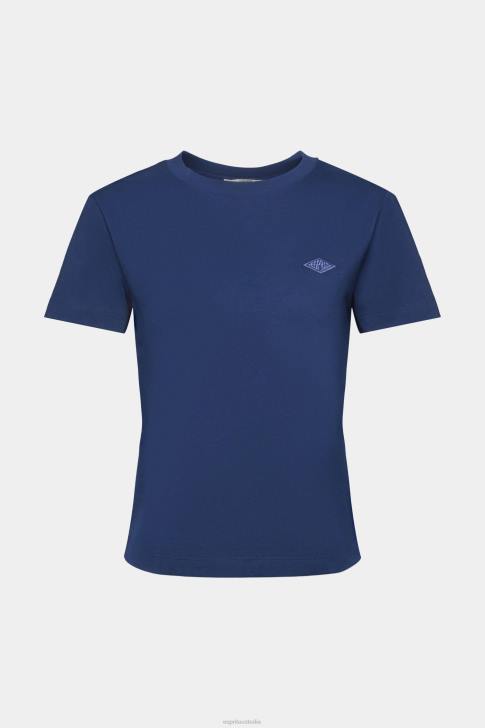 T-Shirts Ink Women Esprit Cotton T-shirt with embroidered logo V48Z150