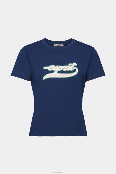 T-Shirts Ink Women Esprit Cotton T-shirt with printed logo V48Z145