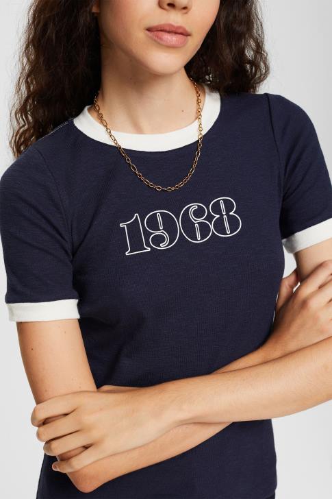 T-Shirts Navy Women Esprit Print t-shirt V48Z543