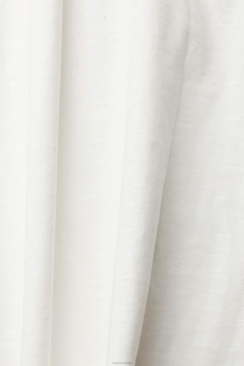 T-Shirts Off White Women Esprit Casual cotton slub t-shirt V48Z539