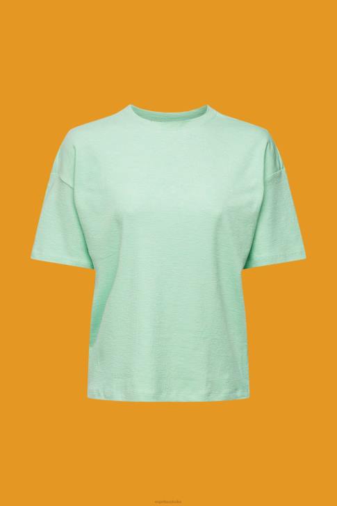 T-Shirts Pastel Green Women Esprit T-shirt V48Z546
