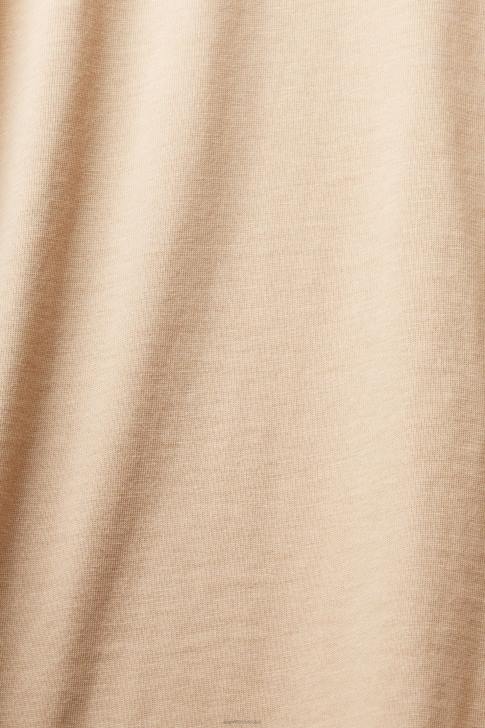 T-Shirts Sand Women Esprit Long-sleeved t-shirt with logo V48Z461