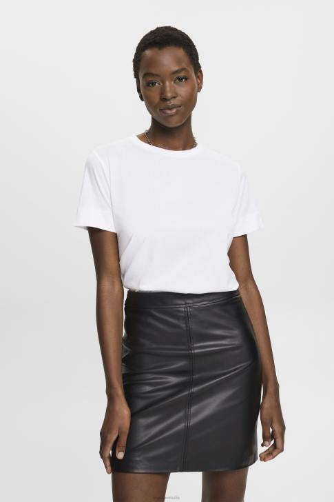 T-Shirts White Women Esprit T-shirt with chest print V48Z316