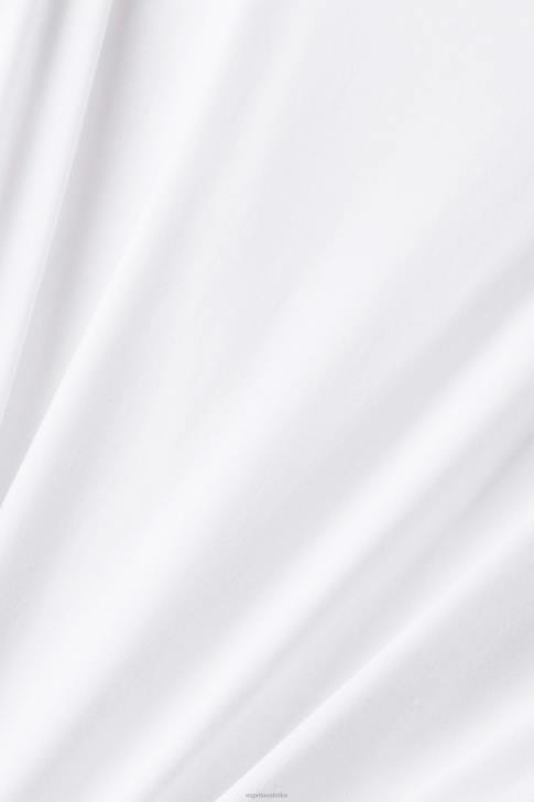 T-Shirts White Women Esprit T-shirt with chest print V48Z316