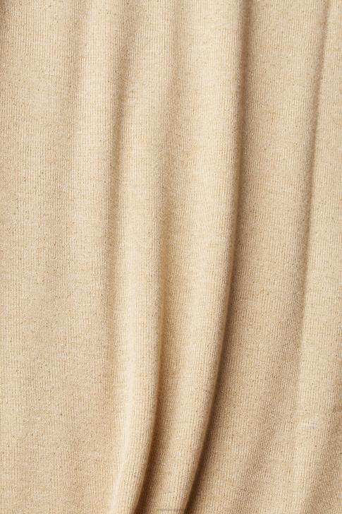 Tank Gold Women Esprit Sleeveless glitter top V48Z404