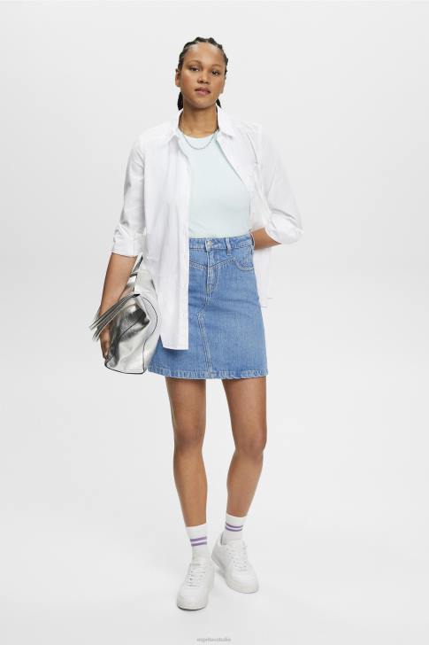 Tank Light Aqua Green Women Esprit Ribbed tank top V48Z303