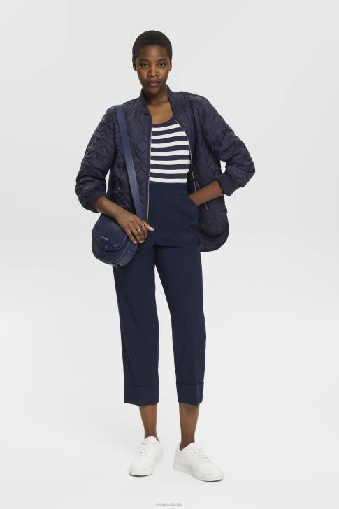 Tank Navy Women Esprit Cotton tank top with stripes V48Z242