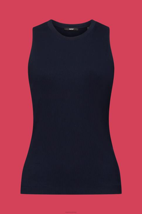 Tank Navy Women Esprit Ribbed tank top V48Z304