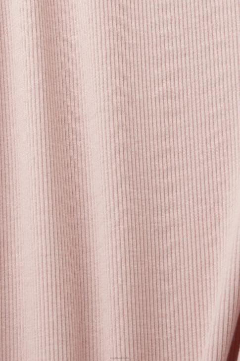 Tank Old Pink Women Esprit Ribbed tank top V48Z14