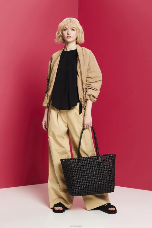 Top Black Women Esprit Halterneck top V48Z223