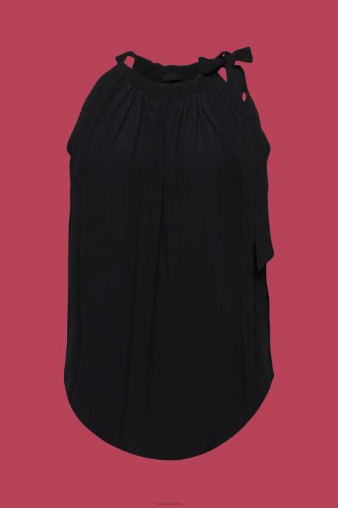 Top Black Women Esprit Halterneck top V48Z223