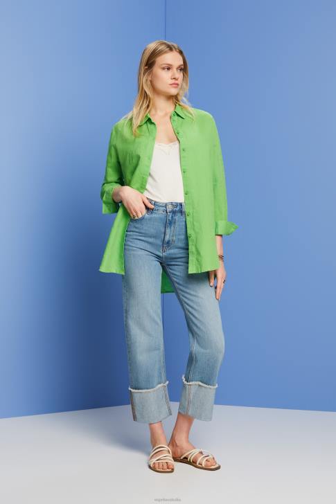 Top Ice Women Esprit Jersey top with lace trim V48Z140