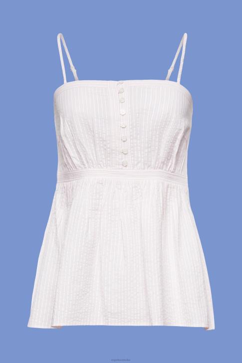 Top Light Pink Women Esprit Textured cami top V48Z226