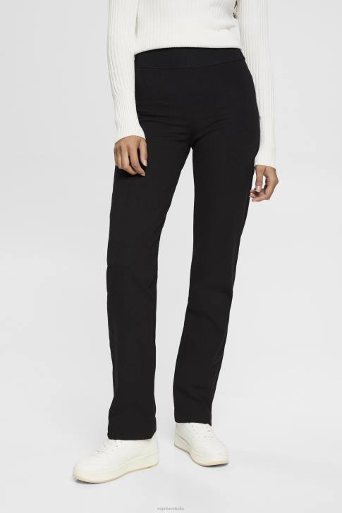 Trousers & Pants Black Women Esprit Split hem trousers with zip V48Z248