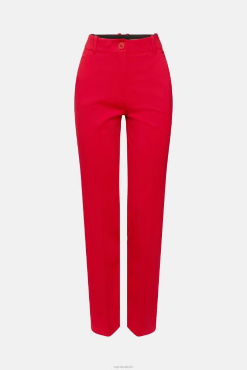 Trousers & Pants Dark Red Women Esprit Stretchy high-rise bootcut trousers V48Z336