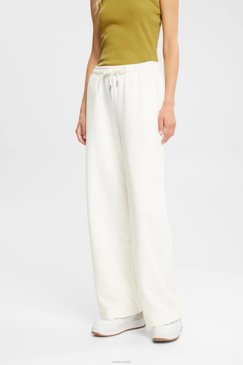 Trousers & Pants Off White Women Esprit Wide leg sweatpants V48Z527
