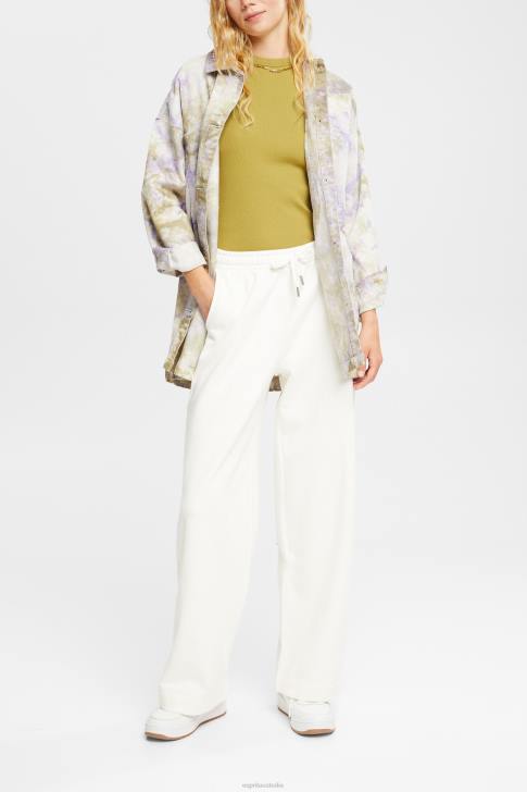 Trousers & Pants Off White Women Esprit Wide leg sweatpants V48Z527