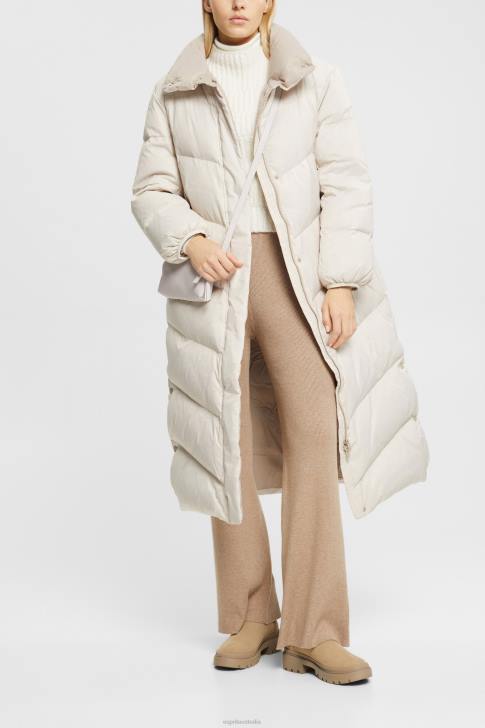 Trousers & Pants Taupe Women Esprit High-rise rib knit trousers V48Z467