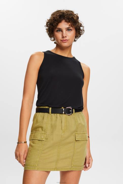 Vest Black Women Esprit Viscose vest top V48Z260