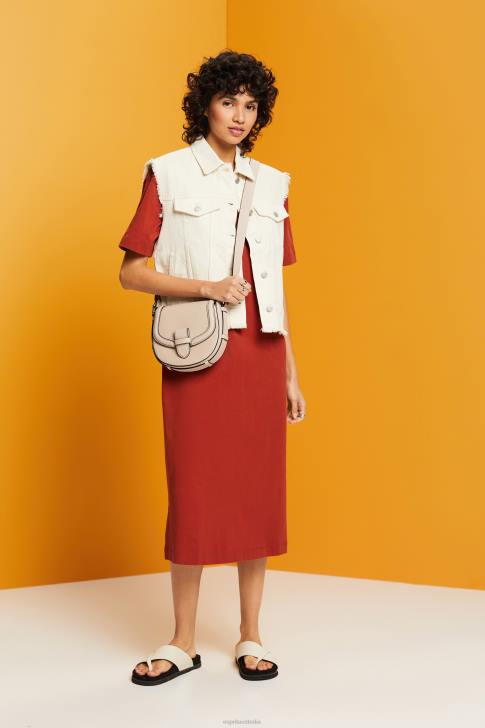 Vest Ice Women Esprit Frayed Denim Vest V48Z62